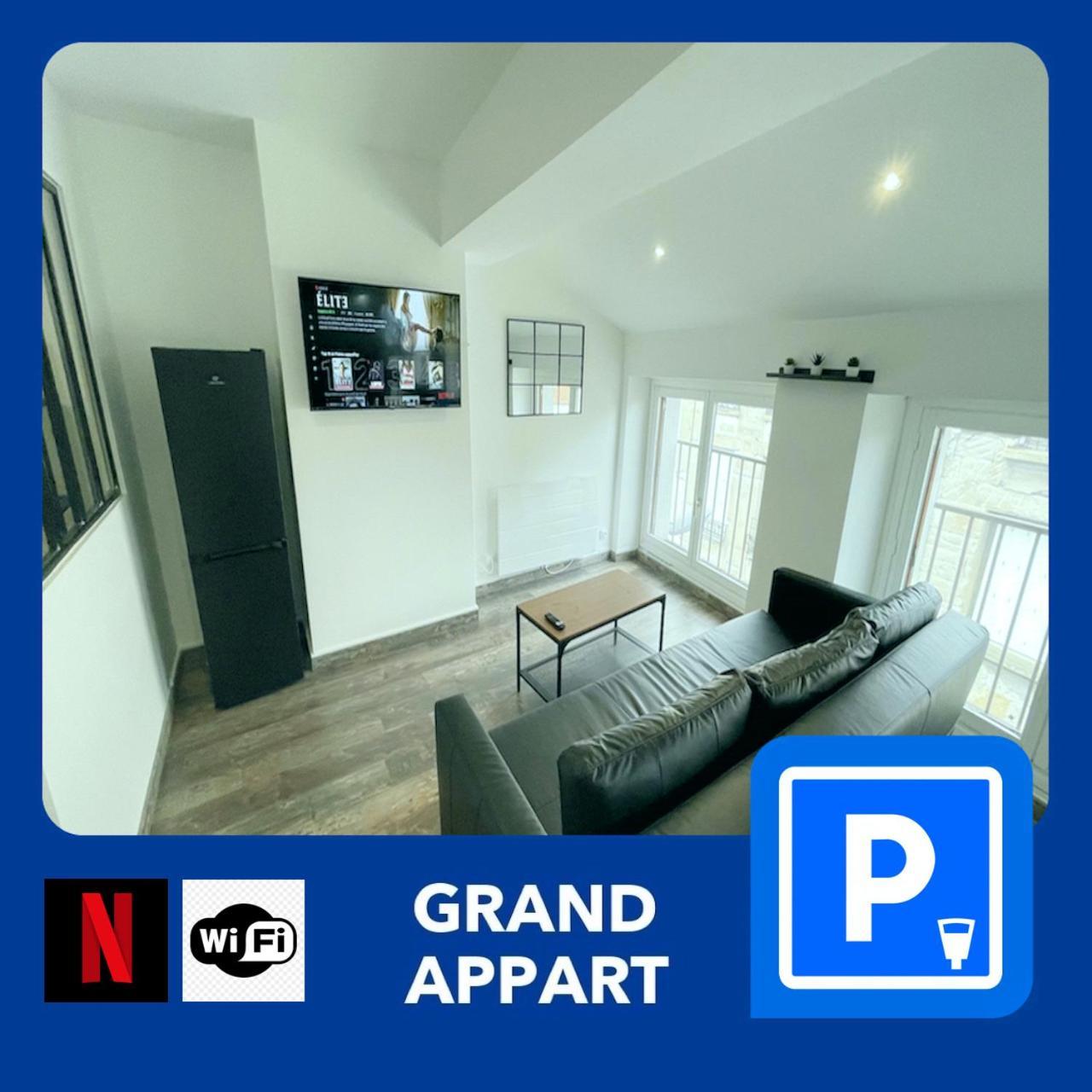 017 Chic & Cosy F2 53M2 Hypercentre Wifi Smart Tv Netflix Apartment Saint-Etienne  Exterior photo